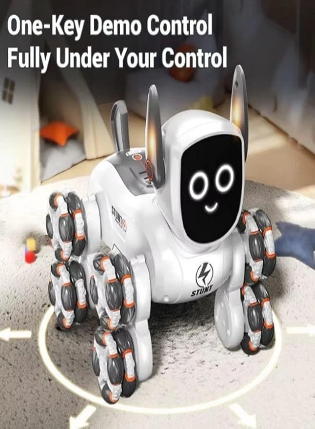 8‑Wheel Multi‑Functional RC Robot Dog Prime Mart