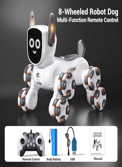 8‑Wheel Multi‑Functional RC Robot Dog Prime Mart